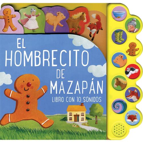 Libro con 10 sonidos: el hombrecito de mazapán