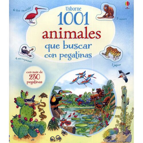 1001 Animales que Buscar con Pegatinas