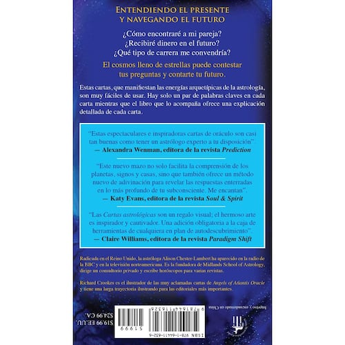 Cartas astrológicas. Tu guía personal de las estrellas (Libro y cartas)