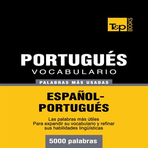 Vocabulario español-portugués - 5000 palabras más usadas