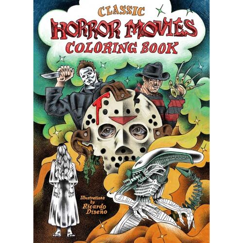 Classic Horror Movies Coloring Book