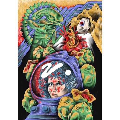 Classic Horror Movies Coloring Book