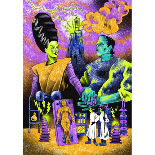 Classic Horror Movies Coloring Book