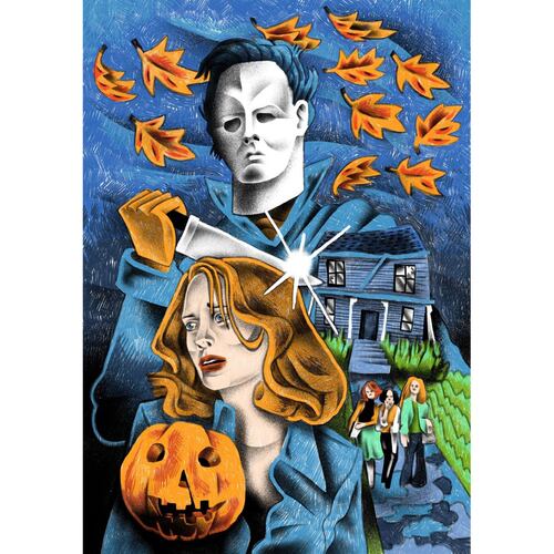 Classic Horror Movies Coloring Book