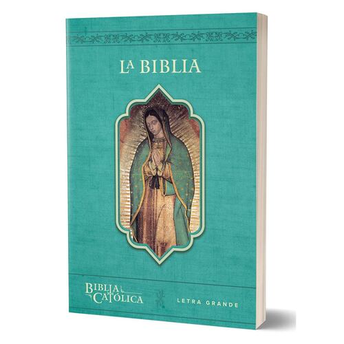 Biblia Católica Rústica Azul