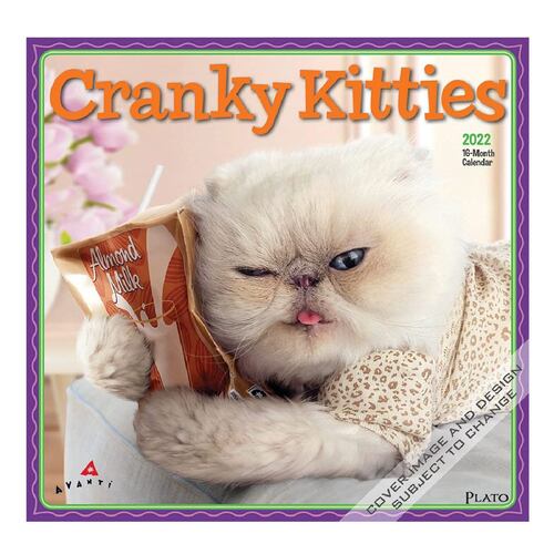 Calendario 2022 Cranky Kitties Square