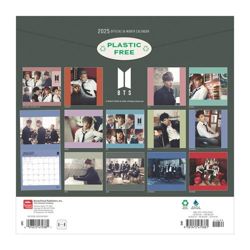 Calendarios 2025 BTS Official