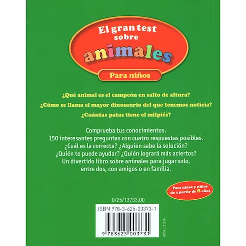 El gran test sobre animales