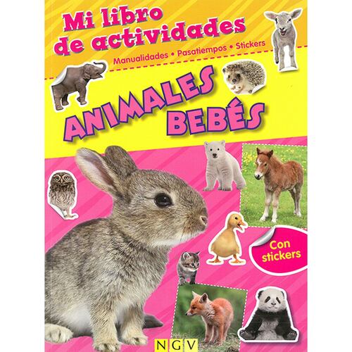 Animales bebés (Mi libro de actividades)