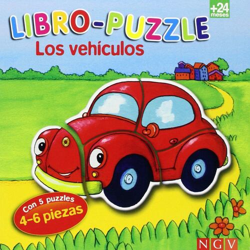 Los vehículos,(Libro - Puzzle)