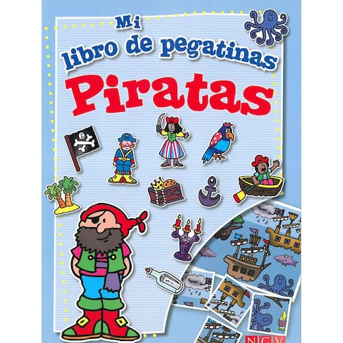 Piratas (Mi libro de pegatinas)