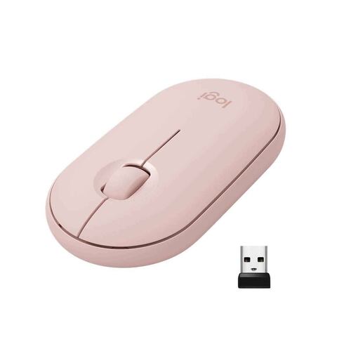 Mouse wireless pebble m350 rosa