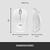 Mouse wireless silent m220 blanco