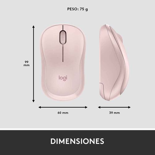 Mouse wireless silent m220 rosa