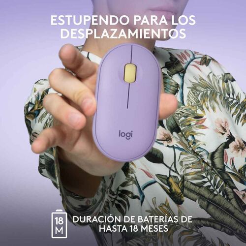 Mouse wireless pebble m350 lavanda