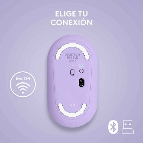 Mouse wireless pebble m350 lavanda