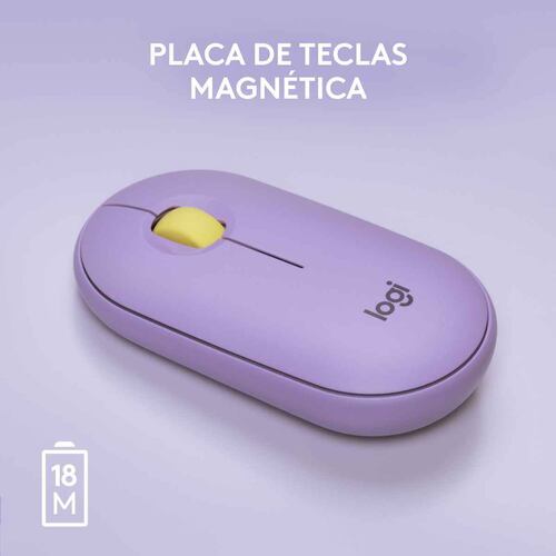Mouse wireless pebble m350 lavanda