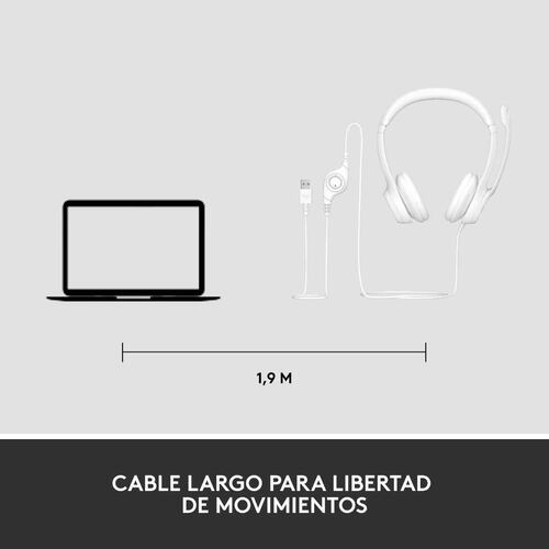 Headset h390 blanco Logitech