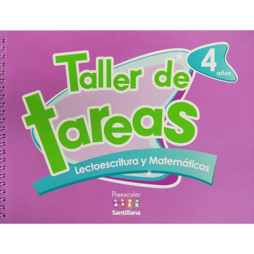 Taller De Tareas. Lectoescritura Y Matemáticas 4 Años