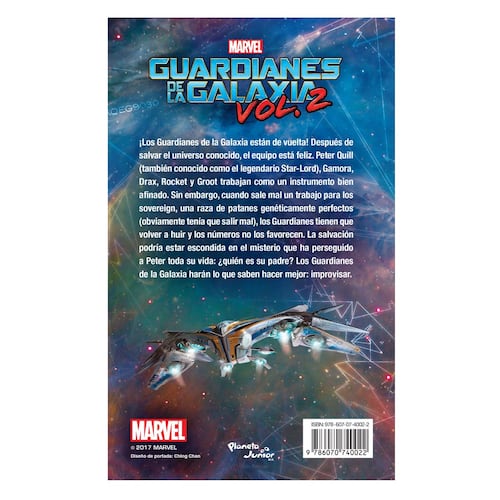 Guardianes de la galaxia 2. La novela