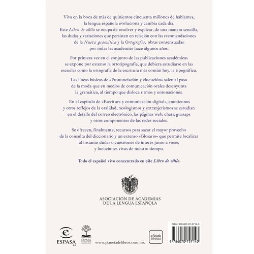 Libro de estilo de la lengua española