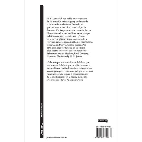 El terror en la literatura