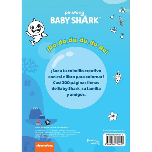 Baby Shark. Mi primer libro para colorear