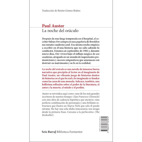 La noche del oráculo