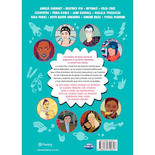 Cuentos de buenas noches para niñas rebeldes. Las niñas rebeldes se mantienen unidas. Libro de stickers