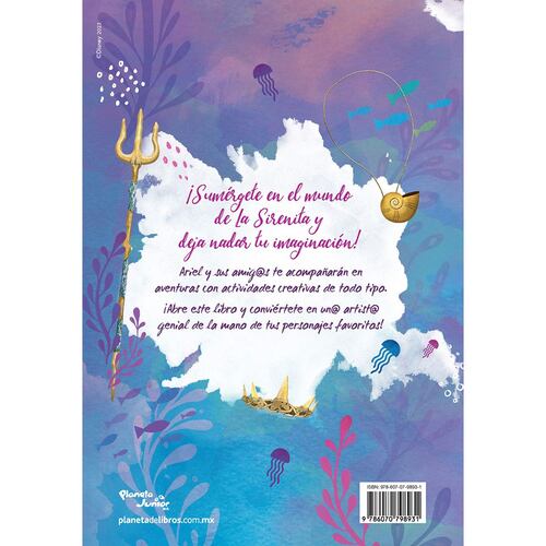 La sirenita. Libro de arte bajo el mar
