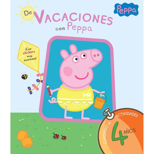 De vacaciones con Peppa: Cuaderno de actividades 4 años