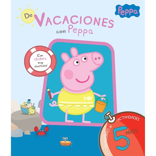 De vacaciones con Peppa: Cuaderno de actividades 5 años