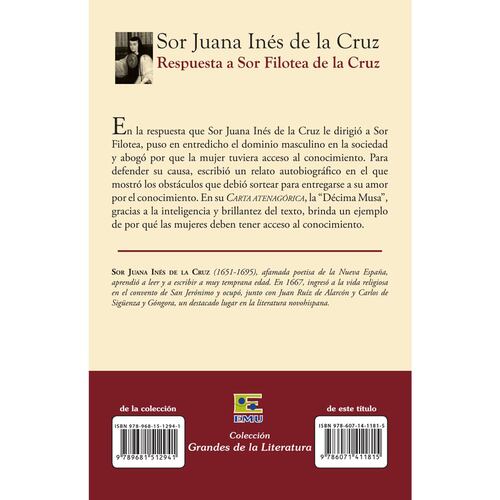 Respuesta a sor Filotea de la Cruz