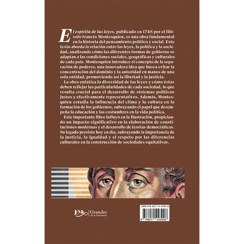 El Espíritu De Las Leyes