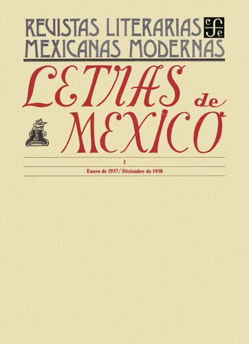 Letras de México I, enero de 1937- diciembre de 1938