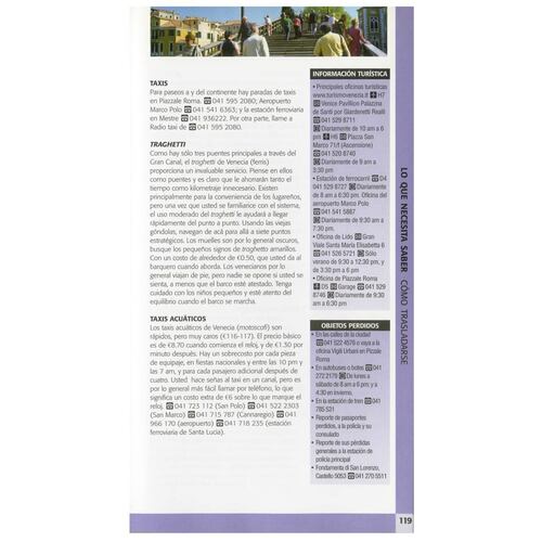 Venecia, guía de ciudad y mapa desplegable