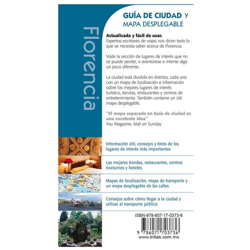 Florencia, guía de ciudad y mapa desplegable