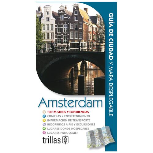 Ámsterdam, guía de ciudad y mapa desplegable