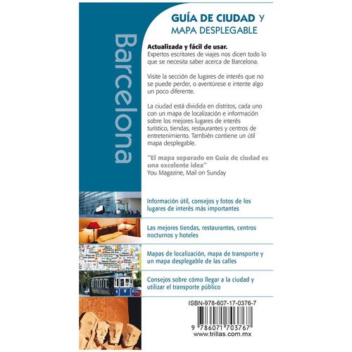 Barcelona, guía de ciudad y mapa desplegable