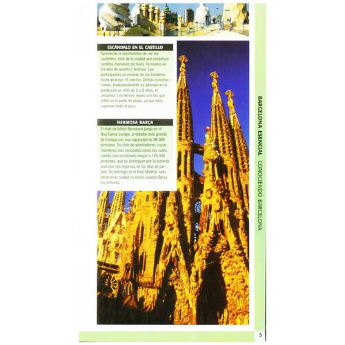 Barcelona, guía de ciudad y mapa desplegable
