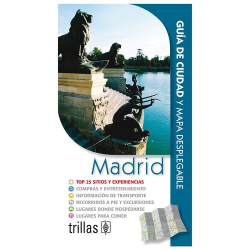 Madrid, guía de ciudad y mapa desplegable