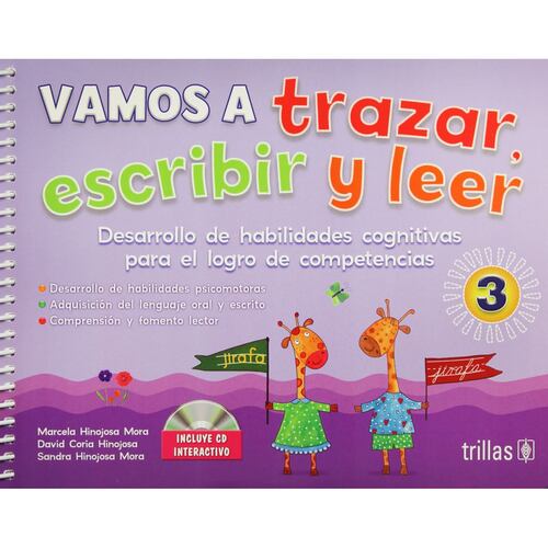 Vamos A Trazar, Escribir Y Leer 3. Incluye Cd Interactivo