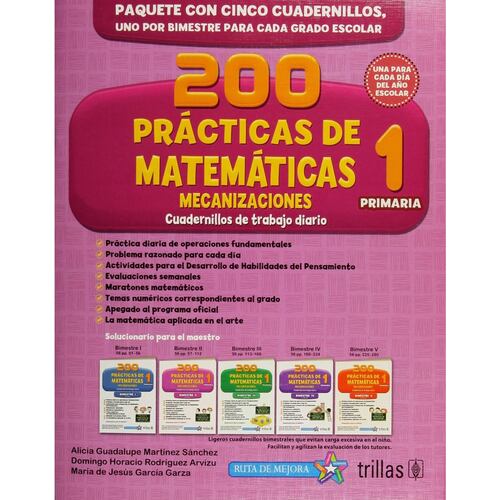 200 Practicas De Matematicas 1, Primaria: Mecanizaciones