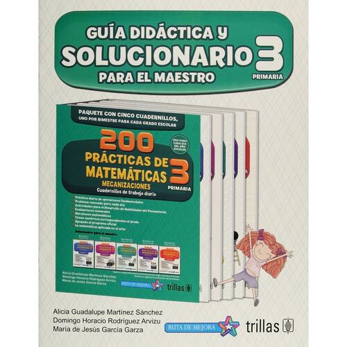 200 Practicas De Matematicas 3, Primaria. Guia Didactica Y Solucionario
