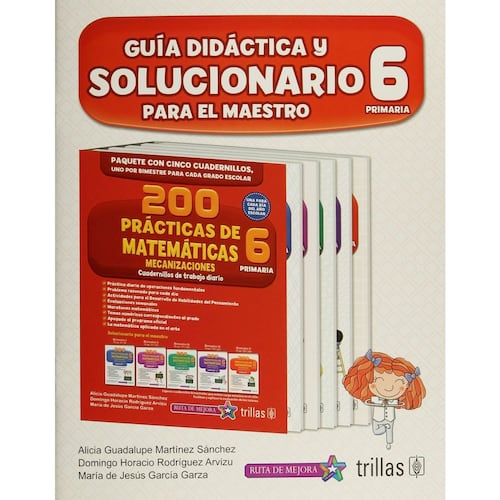 200 Practicas De Matematicas 6, Primaria. Guia Didactica Y Solucionario