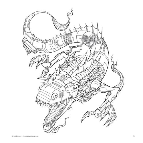 Dragones, colección para colorear