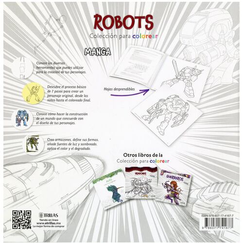 Robots, colección para colorear