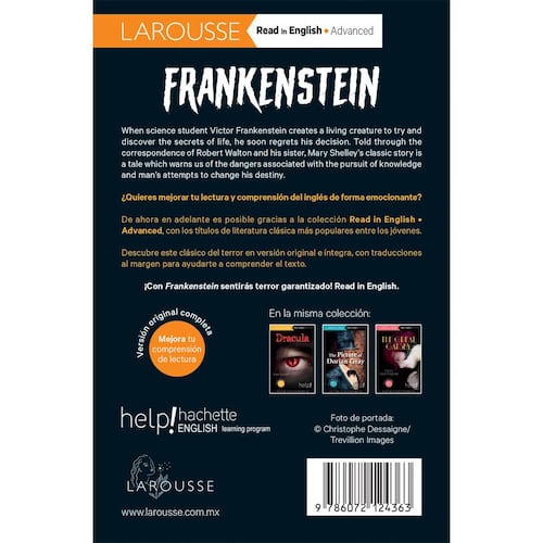 Read in English / Frankenstein or the Modern Prometeus