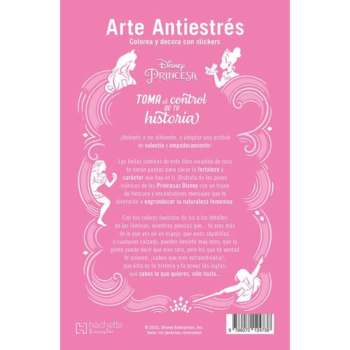 Princesas Antiestrés con stickers / Toma el control de tu historia