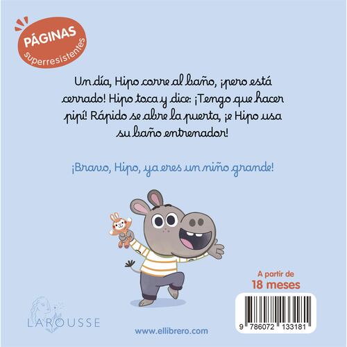 El pequeño Hipo sabe ir al baño